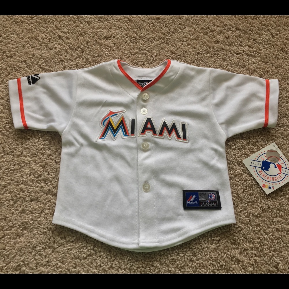 New Majestic Miami Marlins baby jersey